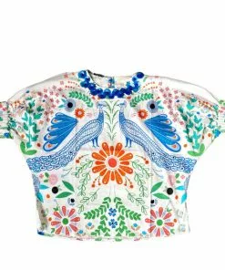 Only Options Tops Flora Shirt (White Otomi)