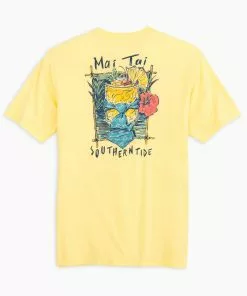 Southern Tide Mai Tai T-Shirt (Blonde) Tops