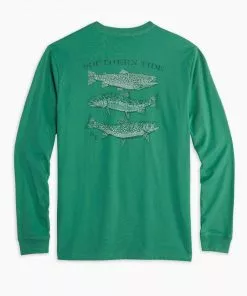 Southern Tide Spotted Trout Tee (Bottle Green) Tops