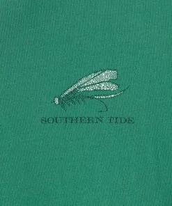 Southern Tide Spotted Trout Tee (Bottle Green) Tops