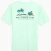 Southern Tide Tops Take The Long Shot Tee (Mist Green)