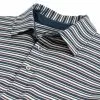 Fish Hippie Culbert Heather Multi Stripe Polo (Navy) 2 Fish Hippie Culbert Heather Multi Stripe Polo (Navy)