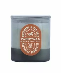 Paddywax Vista 12oz Candle Denim Blue (Rosemary & Sea Salt)